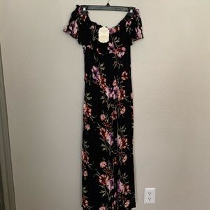 Altar’d State Floral Cropped Jumpsuit